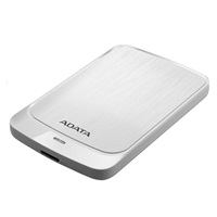 BAZAR - ADATA Externí HDD 2TB 2,5" USB 3.1 AHV320, bílý, poškozený obal
