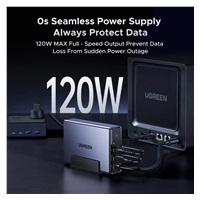 UGREEN US3000 UPS zdroj a přepěťová ochrana pro UGREEN NASync (120W, 12000mAh)