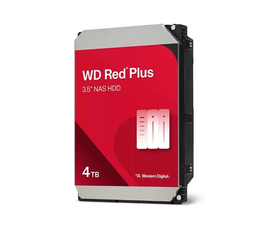 BAZAR VADNE - WD RED PLUS NAS WD40EFZZ 4TB, SATA III 3.5", 128MB 5400RPM, 180MB/s, CMR