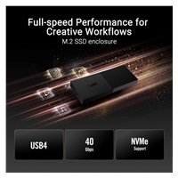 ASUS Externí box pro M.2 SSD ProArt PA410SU, USB4, M.2 2280, černá