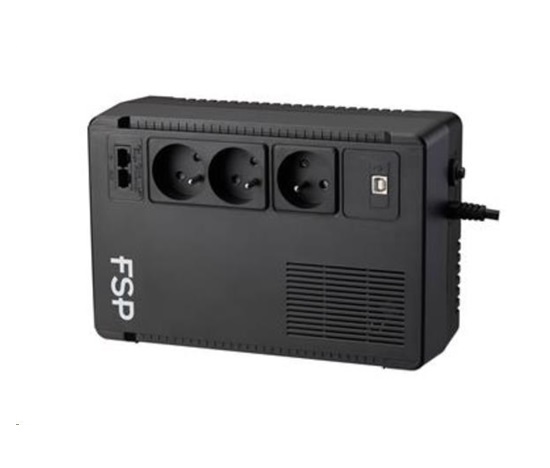 BAZAR - Fortron UPS FSP ECO 800 FR, 800 VA / 480 W, USB, RJ45, line interactive, poškozený obal