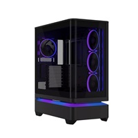 ASUS case PRIME AP304 TG ARGB BLACK, ATX, Průhledná bočnice, 4x120mm ARGB, černá