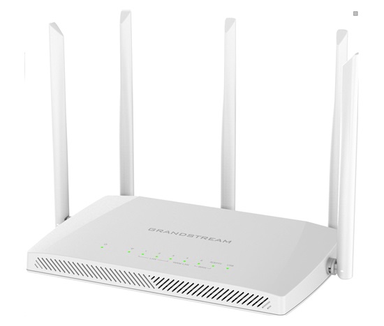 Grandstream GWN7062M Wi-Fi 6 router, 2 x RJ45 10/100/1000 Mbps, IEEE 802.11 a/b/g/n/ac/ax, Wifi rychlost 3Gbps