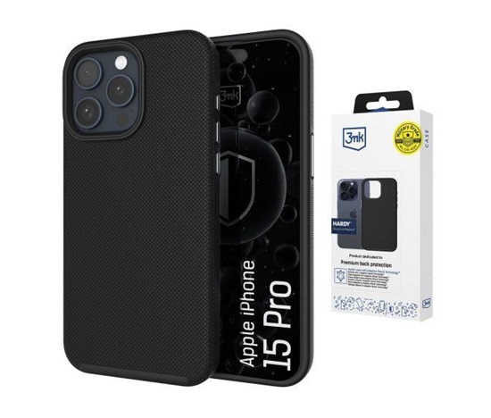 3mk ochranný kryt Hardy Shockproof MagCase pro Apple iPhone 15 Pro