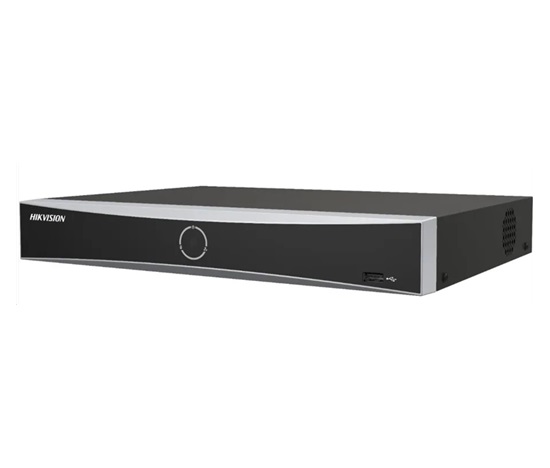 Hikvision DS-7604NXI-K1/4P(D), 4 kanálový AcuSense NVR s rozpoznáváním obličeje; 4xPoE