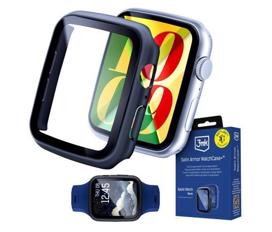 3mk Satin Armor WatchCase+ Black 46mm pro Apple Watch series 10,11