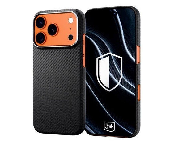 3mk ochranný kryt Hardy Aramid MagCase pro Apple iPhone 17 Pro