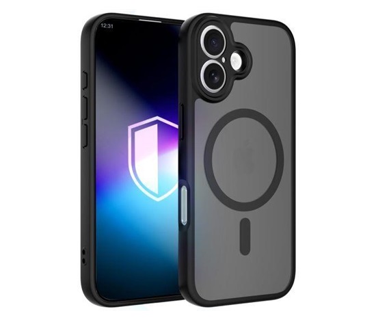 3mk ochranný kryt Misty MagCase Black pro Apple iPhone 17
