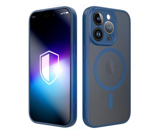 3mk ochranný kryt Misty MagCase Blue pro Apple iPhone 14 Pro