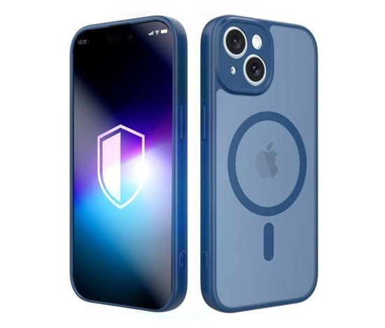 3mk ochranný kryt Misty MagCase Blue pro Apple iPhone 15