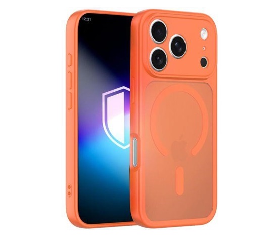 3mk ochranný kryt Misty MagCase Orange pro Apple iPhone 17 Pro