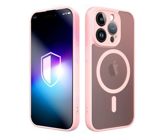 3mk ochranný kryt Misty MagCase Pink pro Apple iPhone 15 Pro Max