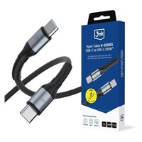 3mk Hyper Cable N-SERIES C to C 3m PD 3.0  QC 3.0 48V/5A 240W Black