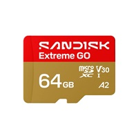 SanDisk micro SDXC karta 64GB Extreme GO (170 MB/s , UHS-I U3 V30)