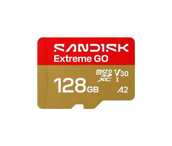SanDisk micro SDXC karta 128GB Extreme GO (240 MB/s , UHS-I U3 V30)