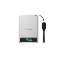 BMX SolidSafe™ 5K Solid-State Magnetic Power Bank, Silver