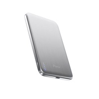 BMX SolidSafe™ Air Titanium 5K Qi2 Wireless Magnetic Power Bank, Silver