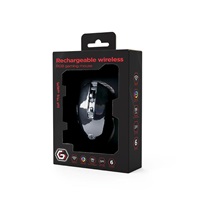 GEMBIRD myš MUSGW-6BL-02, bezdrátová, USB, černá