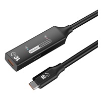 PremiumCord USB-C 3.2 Gen 2 repeater a prodlužovací kabel Male-Female, 10Gbps Aluminium 5m