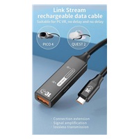 PremiumCord USB 3.2 Gen 2 repeater a prodlužovací kabel C-Male-A-Female, 10Gbps Aluminium 7m