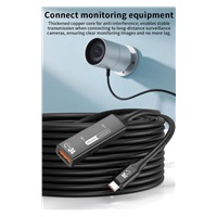 PremiumCord USB 3.2 Gen 2 repeater a prodlužovací kabel C-Male-A-Female, 10Gbps Aluminium 10m