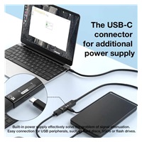 PremiumCord USB 3.2 Gen 2 repeater a prodlužovací kabel C-Male-A-Female, 10Gbps Aluminium 10m