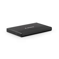 GEMBIRD externí box pro 2.5" zařízení, USB 3.0, broušený hliník, černá