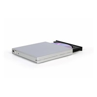 GEMBIRD externí mechanika DVD, USB 2.0, stříbrná