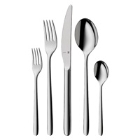 WMF Flame Plus příborová sada 66 ks, Cromargan protect®, lesklá nerez, kované extra dlouhé čepele, do myčky