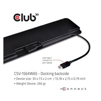 BAZAR - Club3D Dokovací stanice USB-C 14v1, 1xDP, 1xHDMI, 1xVGA, 2xUSB-C, 5xUSB, čtečka SD karet, černá - Poškozený obal