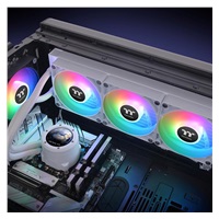 BAZAR - THERMALTAKE Vodní chladič TH360 V2 Ultra ARGB, 3x120mm ARGB, LGA1851, AM5, bílá, rozbaleno