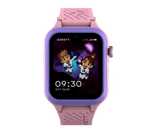 BAZAR - Garett Smartwatch Kids ESSA 2 AI 4G Pink - Poškozený obal (Komplet)