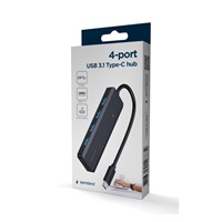 GEMBIRD hub, 4-port USB 3.1 (Gen 1), Type-C