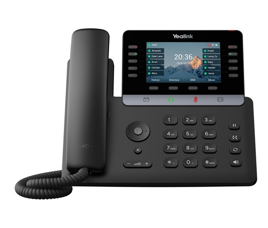 Yealink SIP-T74U SIP telefon, displej 4,3" (480 x 272), 2 x RJ45 10/100/1000 Mbps, 1 x USB