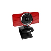 GENIUS webová kamera ECam 8000/ červená/ Full HD 1080P/ USB-C/ USB/ mikrofon