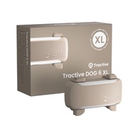 Tractive DOG 6 XL – Smart GPS Tracker for Dogs with Vitals Monitoring & Health Alerts, Brown