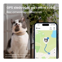 Tractive CAT 6 Mini – Smart Cat GPS Tracker & Health Monitor with integrated collar – Brown