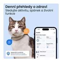 Tractive CAT 6 Mini – Smart Cat GPS Tracker & Health Monitor with integrated collar – Brown