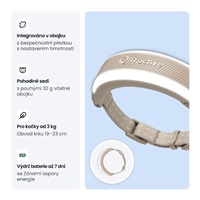 Tractive CAT 6 Mini – Smart Cat GPS Tracker & Health Monitor with integrated collar – Brown
