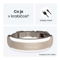 Tractive CAT 6 Mini – Smart Cat GPS Tracker & Health Monitor with integrated collar – Brown