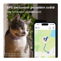 Tractive CAT 6 Mini – Smart Cat GPS Tracker & Health Monitor with integrated collar – Lavender
