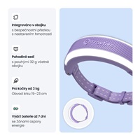 Tractive CAT 6 Mini – Smart Cat GPS Tracker & Health Monitor with integrated collar – Lavender