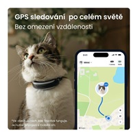 Tractive CAT 6 Mini – Smart Cat GPS Tracker & Health Monitor with integrated collar – Black