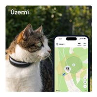 Tractive CAT 6 Mini – Smart Cat GPS Tracker & Health Monitor with integrated collar – Black