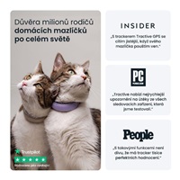 Tractive CAT 6 Mini – Smart Cat GPS Tracker & Health Monitor with integrated collar – Black