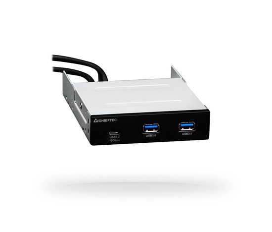 BAZAR - CHIEFTEC MUB-3003C, čelní panel s 1x USB Type-C a 2x USB Type-A, poškozený obal
