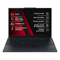 BAZAR - LENOVO NTB ThinkPad E16 G3 - Ultra7 258V,16" WUXGA 120Hz,32GB,1TBSSD,IRcam,W11P - Po opravě výměna LCD