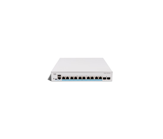 Cisco Catalyst switch C1300X-10NU-2X (10x5GbE,2xSFP28,10Gb/s uplink - 25Gb/s stack only,10xPoE++,385W)