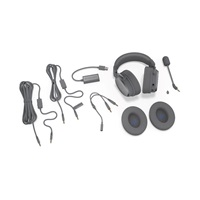 ENDORFY Sluchátka Viro Plus USB Alt Gray, 3.5mm jack, USB, šedá