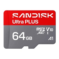 Sandisk Ultra PLUS micro SDHC karta 64GB UHS-I, V10, U1, C10, (150MB/s)